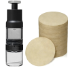 Coffee Filters Compatible with OXO Rapid Brewer Coffee Maker, 600 Pcs Round Unbleached Paper Filters for OXO Portable Manual Compact Travel Coffee Maker