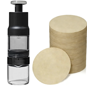 Coffee Filters Compatible with OXO Rapid Brewer Coffee Maker, 600 Pcs Round Unbleached Paper Filters for OXO Portable Manual Compact Travel Coffee Maker